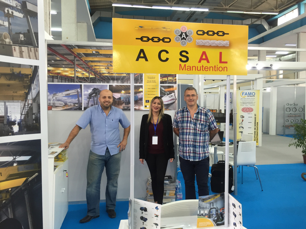 GH CRANES & COMPONENTS en el Salón de la Industria 2015 en Alger