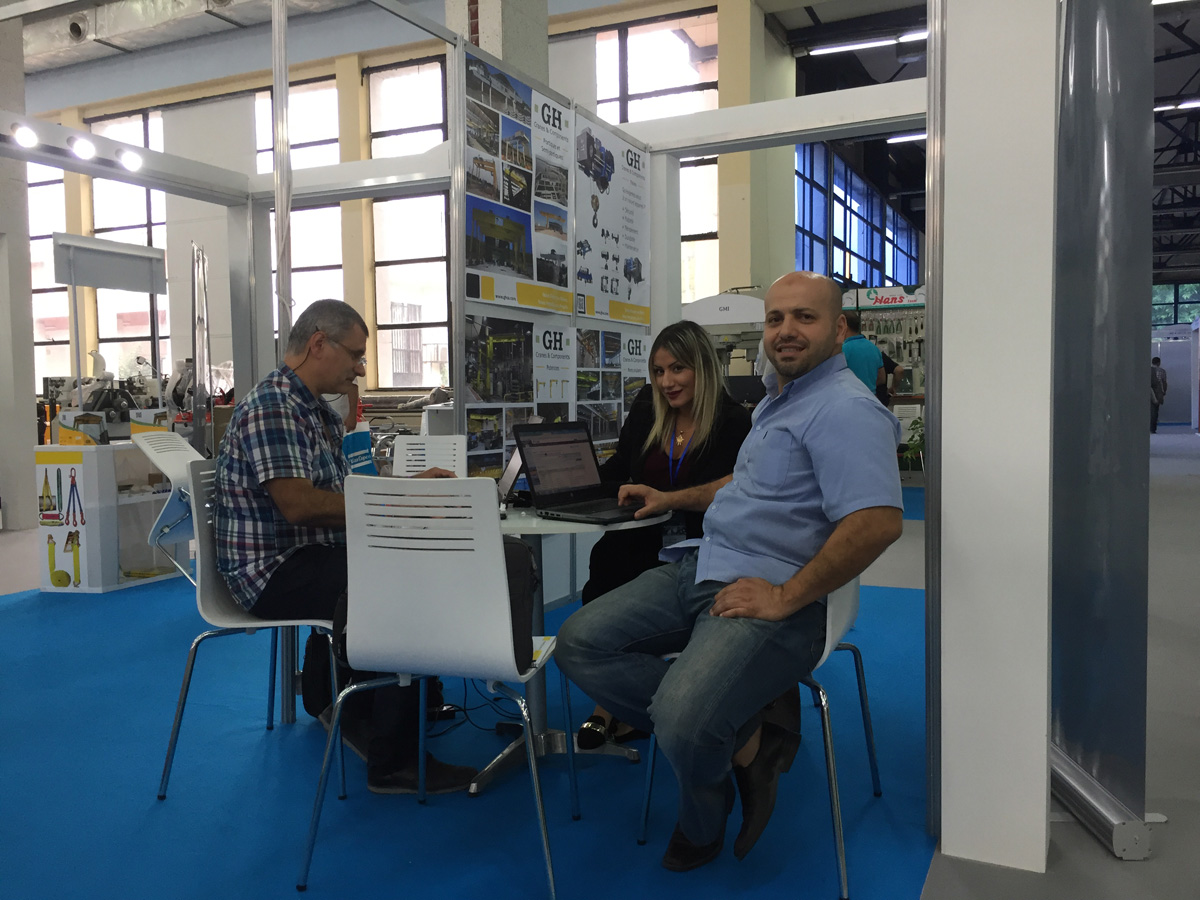 GH CRANES & COMPONENTS en el Salón de la Industria 2015 en Alger