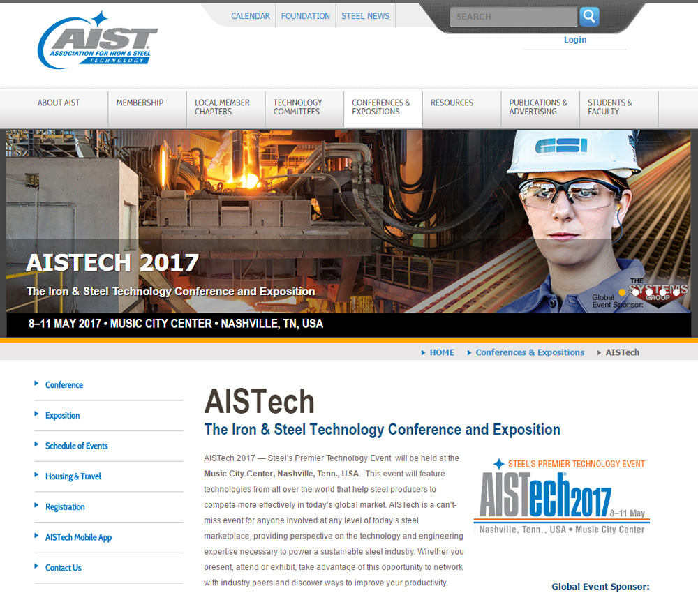 GH asistirá a la feria AISTech 2017